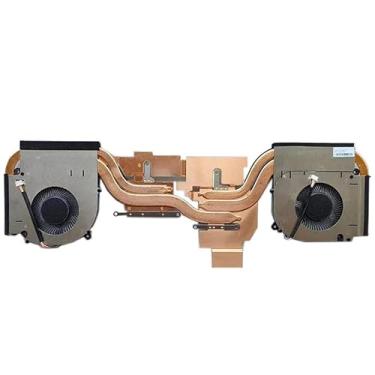 Imagem de Ventoinha e dissipador de calor para CPU/GPU de laptop para MSI GE63 E322500362A87 GL63 GP63 GV63 E32-2500362-A87 MS-16P7 GTX 2070 (novo)