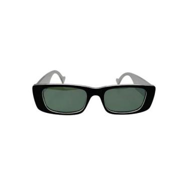 Imagem de Óculos De Sol Retangular Feminino Com Proteção Uv400 - Ricchezza Store