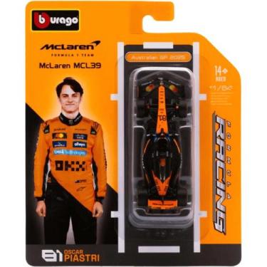 Imagem de Miniatura - 1:64 - F1 McLaren MCL39 Oscar Piastri 2025 - Bburago 58001