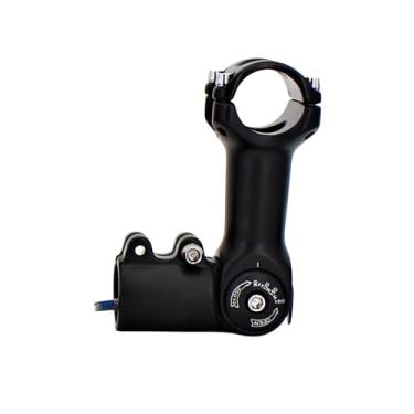 Imagem de Extensor de avanço de guidão ajustável em alumínio para guidões de 25,4/31,8 mm e 90 mm/110 mm, compatível com bicicletas de montanha, estrada e urbanas.(31.8x93mm)