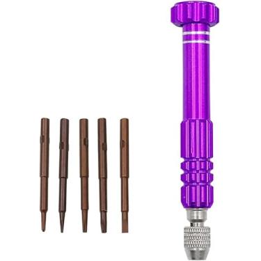 Imagem de Conjunto de chaves de fenda multifuncionais 5 em 1, pequeno bolso magnético de precisão, mini conjunto de chaves de fenda para óculos, relógio, smartphone, tablet, kit de ferramentas de reparo de