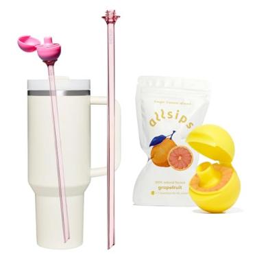 Imagem de allsips Canudo Sakura Scentsipper com vagens de toranja favoráveis