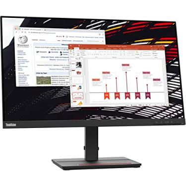 Imagem de Lenovo ThinkVision S24e-20 Monitor LCD WLED Full HD de 23,8" - 16:9 - Raven Black - Classe de 24" - Alinhamento Vertical (VA) - 1920 x 1080-16,7 Milhões de Cores - FreeSync - 250 Nit Típico - 4 ms E