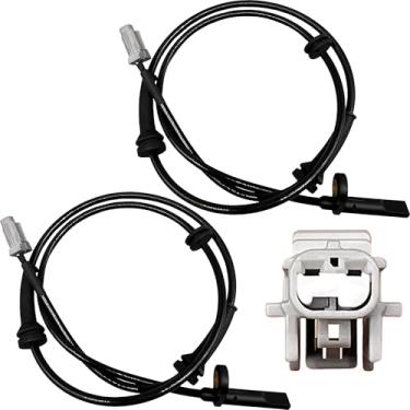 Imagem de Broaug 2 peças de sensores de velocidade da roda ABS dianteiros esquerdo e direito compatíveis com Nissan Sentra (2007-2012: 2.0L L4, 2.5L L4) - Substitui os números originais 47911ET000 e 47910ET000