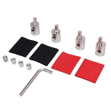 Imagem de aqxreight 4 Pcs Redutor de Entrada de Amplificador de Latão Com Acessórios Conectores de Terminal de Fio de Amplificador Estéreo de Carro para Estéreo de Veículo 4GA a 8GA Excelente Condutivi (0GA a