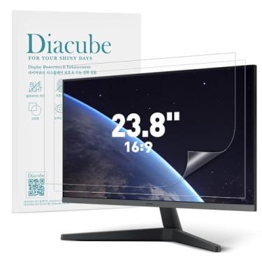 Imagem de Diacube Pacote com 2 protetores de tela com bloqueio de luz azul de 23,8 polegadas 16:9 para computador widescreen Desktop PC LED monitor e laptop - Proteção para os olhos | Anti-UV | Anti-reflexo