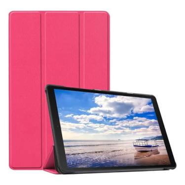 Imagem de Capa Case Para Xiaomi Redmi Pad Se 11" Polegadas 2023 + Caneta Touch DM ACESSÓRIOS (Pink)