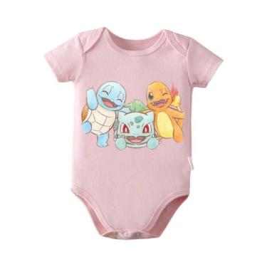 Imagem de Macacão De Algodão Baby Pokemon Squirtle, Macio E Fofo, Para Bebês De 