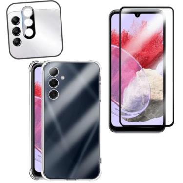 Imagem de Kit Proteção Para Galaxy M34, Capa Anti Impacto + Película de Vidro 3D + Protetor de Lente da Câmera