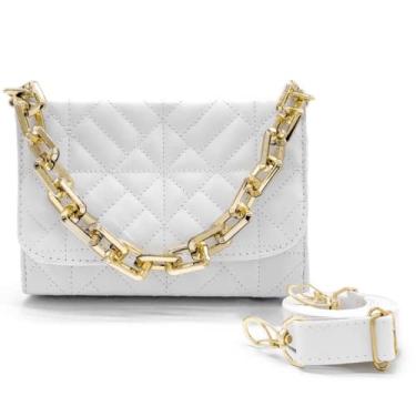 Imagem de Bolsa Feminina Pequena Loscia Luxo Balada Tamanho:Ùnico;Cor:Branco;Gênero:Mulher