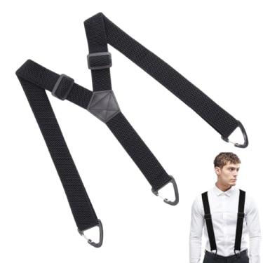 Imagem de Suspensórios ocultos sob roupas com 3 laços de pressão (3,8 cm de largura)