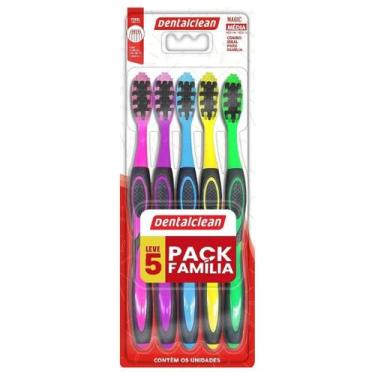 Imagem de Dentalclean escova magic pack familia com 5 unidades media