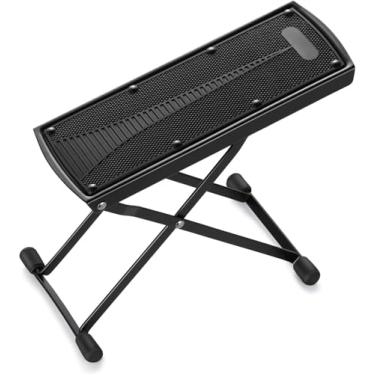 Imagem de VEDO Pedal de guitarra ergonômico, adequado para praticar ou tocar, equipado com (5 posições de toque ajustáveis ​​em altura) e pés de borracha para melhorar o conforto e a estabilidade