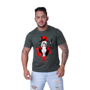 Imagem de Camiseta Masculina Naruto Personagens Anime Varias Cores Malha Premium