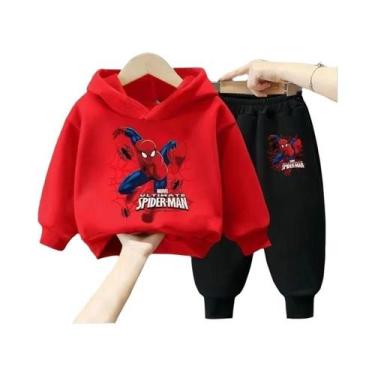Imagem de Conjunto De Moletom E Calça Para Crianças Do Homem-Aranha, Marvel, Pri