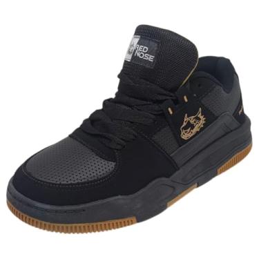 Imagem de Tênis Masculino Estilo Skatista Conforto Moderno Red Nose