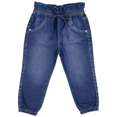 Imagem de Calça Infantil Look Jeans Jogger Jeans - UNICA - 01-Feminino