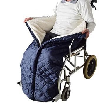 Imagem de Cobertores para cadeira de rodas, cobertores de cadeira de rodas elétricos aconchegantes e macios, acessórios de cadeira de rodas com forro de lã de pelúcia, para usuários de cadeiras de rodas e