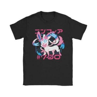 Imagem de Camiseta Masculina Com Estampa Pokémon, Tamanho Grande, Casual, Verão,