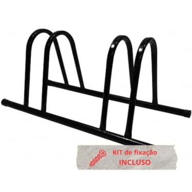 Imagem de Bicicletario Porta Bike De Chão Suporte 2 Vagas Bicicleta Apartamento 