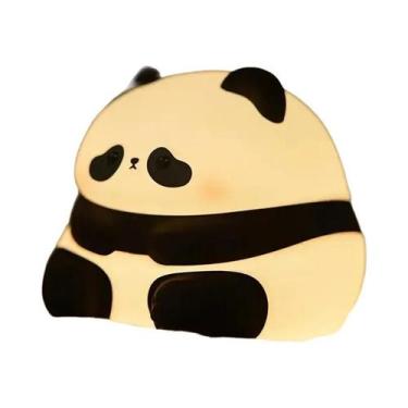 Imagem de Luz Noturna LED De Silicone Panda Fofo Para Meninos, Lâmpada Recarregá