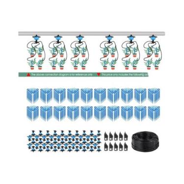 Imagem de Sistema De Irrigação Por Gotejamento 100-10M 4/2 Vias 8L MUCIAKIE Kit 