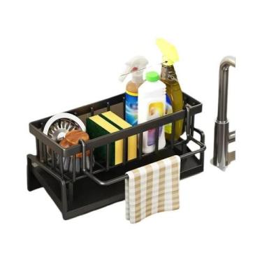 Imagem de Organizador De Pia De Cozinha, Suporte Para Sabão, Esponja, Pano De Pr