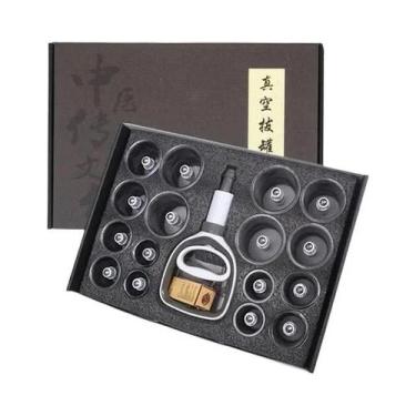 Imagem de Conjunto De Ventosas a Vácuo Para Massagem Terapêutica Anticelulite E 