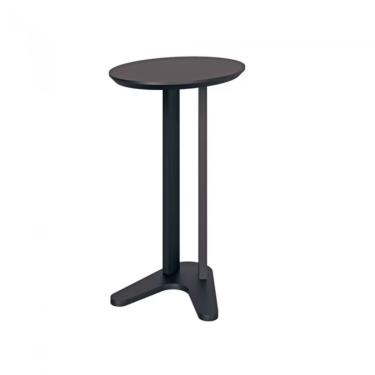 Imagem de Mesa Lateral em MDF 60 cm Preto Fosco TB604PF Dalla Costa