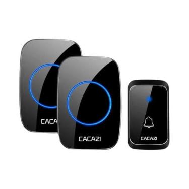 Imagem de Campainha Sem Fio À Prova d'Água CACAZI A06, Operada Por Bateria DC, A