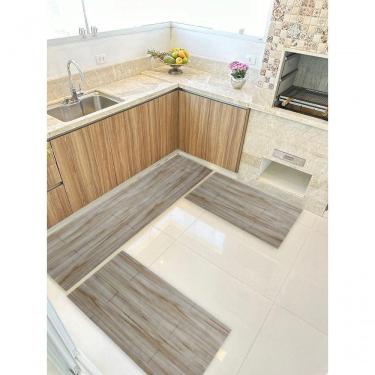Imagem de Kit 3 Peças Jogo Cozinha Passadeira Manta Vinilico Laminado Roma Essence