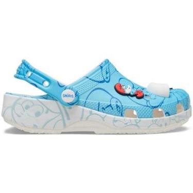 Imagem de Sandália crocs smurfs classic clog k multi-Unissex