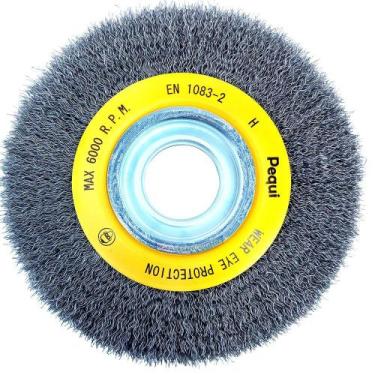 Imagem de Escova Circular De Aço Carbono Ondulada De 6 X 3/4" - DIV.