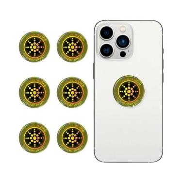 Imagem de 6 Adesivos BioChips de Proteção Anti-Radiação para Celulares, Tablets 