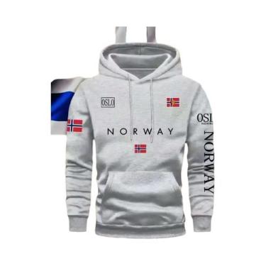 Imagem de Moletom Masculino Oversized Com Capuz, Corta-Vento, Quente, De Algodão