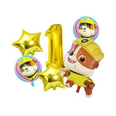 Imagem de Balões De Folha Com Tema Paw Patrol, 6 Peças, Decoração Para Festa De 