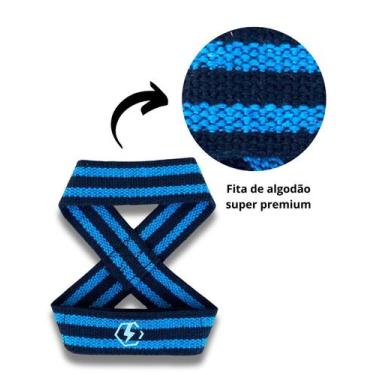 Imagem de Strap Oito Luva c/NEOPRENE Academia Musculação Treino Pesado - Endorfi