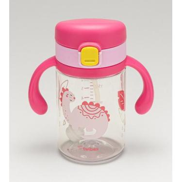 Imagem de Copo Treinamento Canudo Alça 240ml Twibex Bebê Infantil Fácil Uso Conf