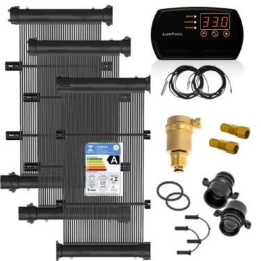 Imagem de Kit Aquecimento Solar para Piscinas de até 21m² ou 28 mil litros TekSo