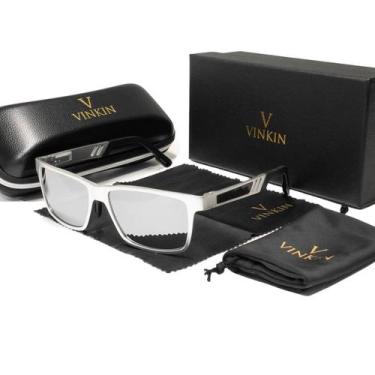Imagem de Óculos De Sol Vinkin Masculino Polarizado UV400 Luxuoso, Espelhado