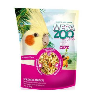Imagem de Ração Megazoo Calopsita Mix Tropical 500g