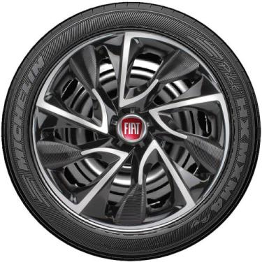 Imagem de Jogo 4 Calotas Esportivas Ds4 Aro 13 Fiat Argo Fiorino Strada Idea Tip