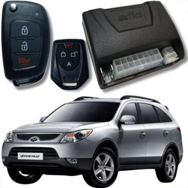 Imagem de Alarme linha hyundai com chave canivete e bloqueador veicular completo