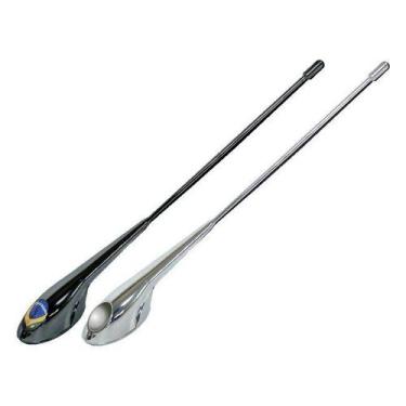 Imagem de Antena para Carro Universal 340mm Preta Sem Emblema - Shekparts