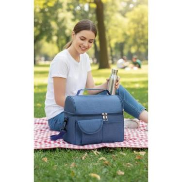 Imagem de Bolsa Térmica 7,5L: Lancheira Academia Trabalho Piquenique - Congratul