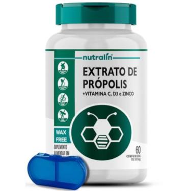 Imagem de Extrato Propolis Vitamina C 60 Comprimidos - Nutralin