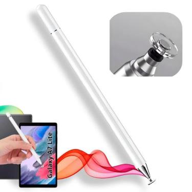 Imagem de Caneta Touch 2 Em 1 para Galaxy Tab A7 Lite T220 T225 Ponta Fina Stylu