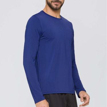 Imagem de Camiseta Masculina Selene Confortável Academia Tecido Térmico UV50 Respirável Fitness O...