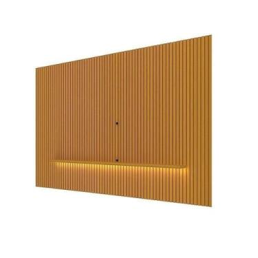 Imagem de Painel Ripado para TV até 90 Polegadas com LED 100% MDF 330cmx250cm No