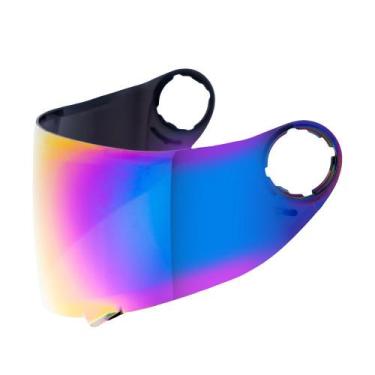 Imagem de Viseira Colorida Espelhada Capacete Peels Smart, Camaleao